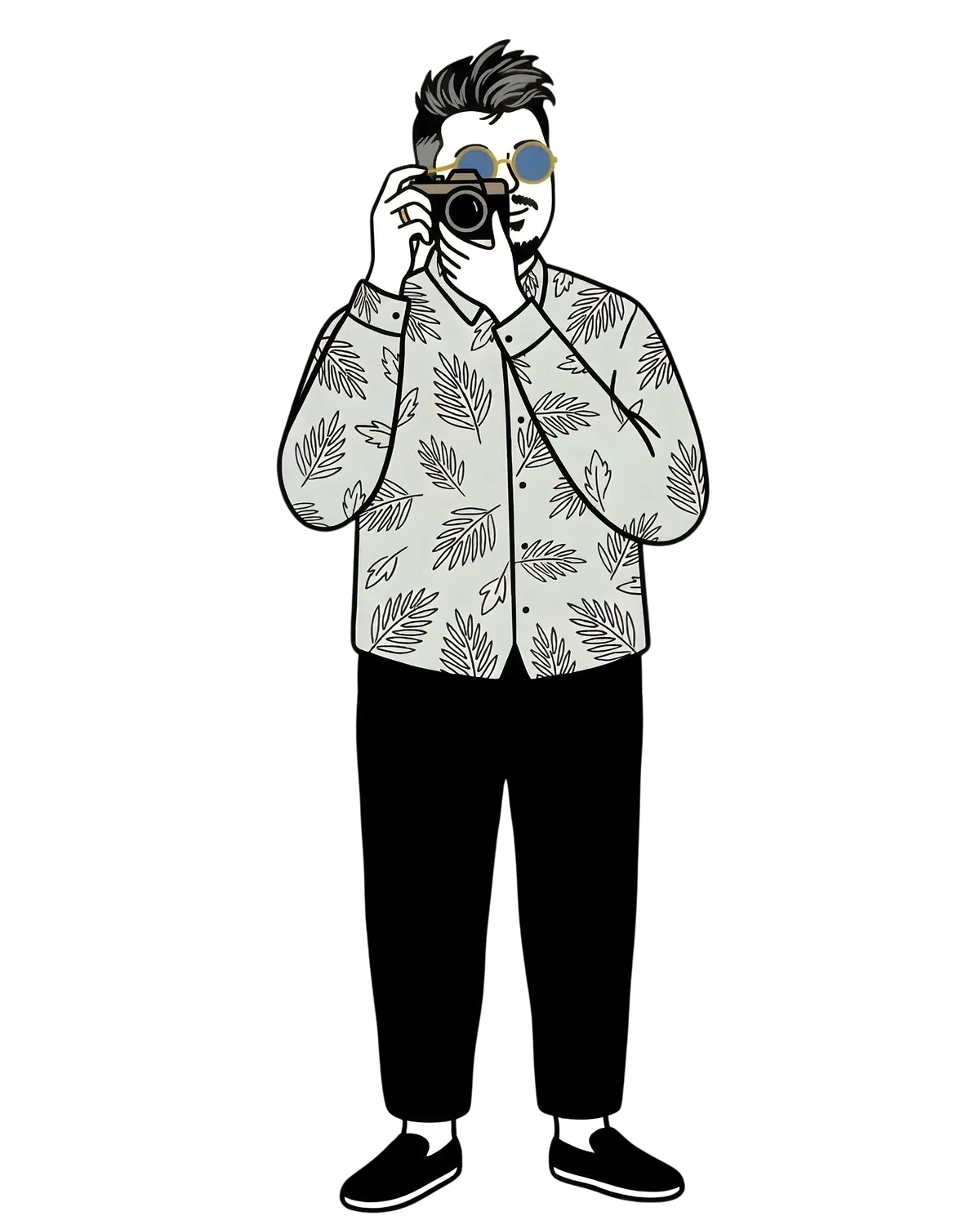 Kevin Blanco with camera